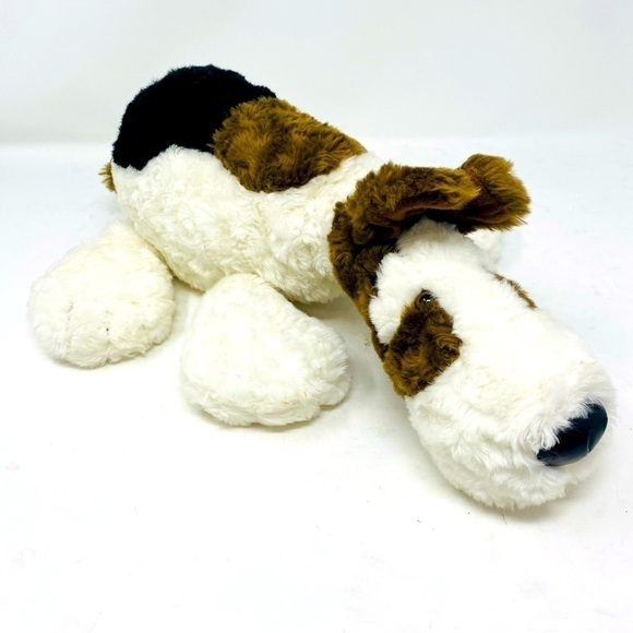 Dakin Fox Terrier Swirl Fur Plush 16” - Picture 1 of 8